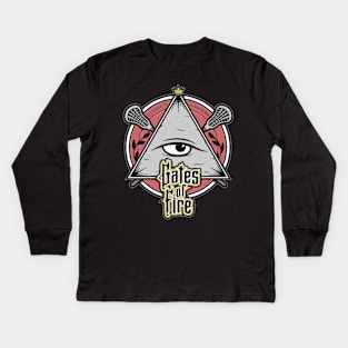 Gates of Fire Illuminati Kids Long Sleeve T-Shirt